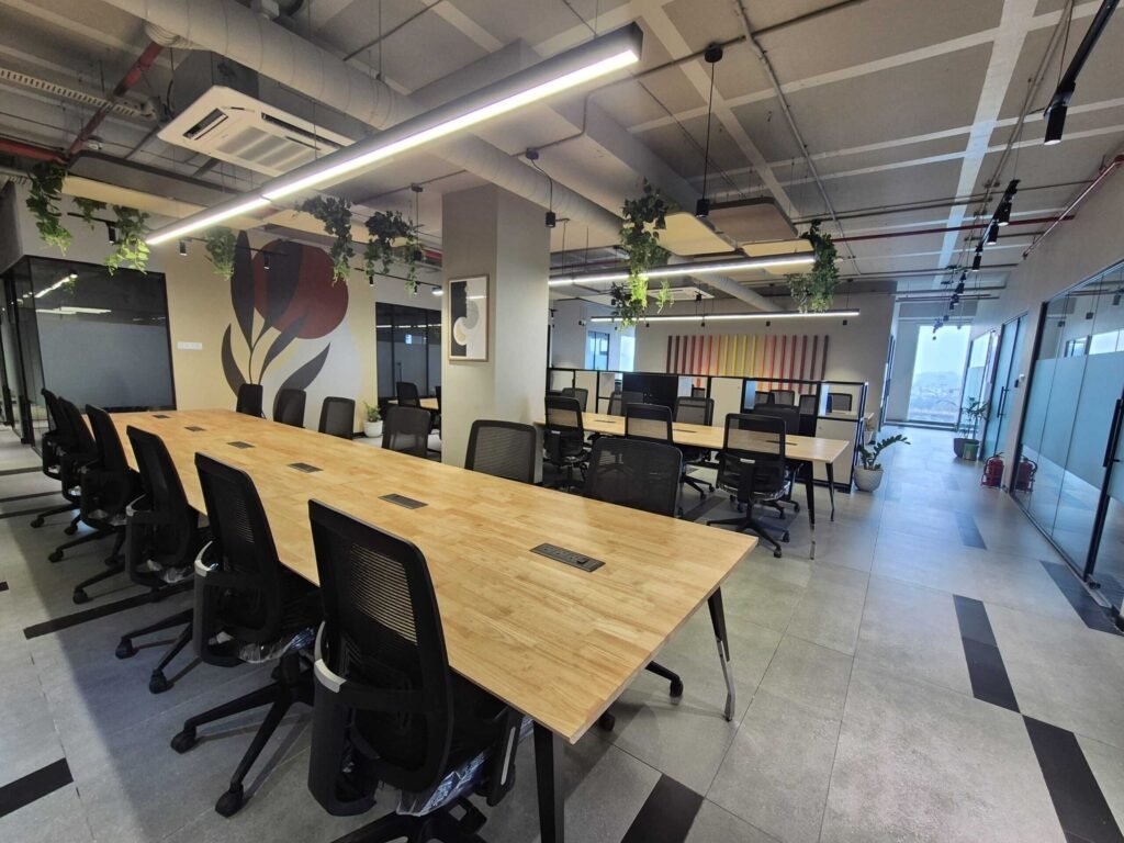 Managed office space interior in Pune