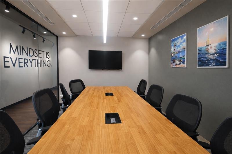 Meeting room in Bootstart managed office space Pune